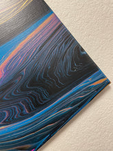 Load image into Gallery viewer, OBSIDIAN - 10&quot; x 20&quot; Acrylic Painting on Canvas